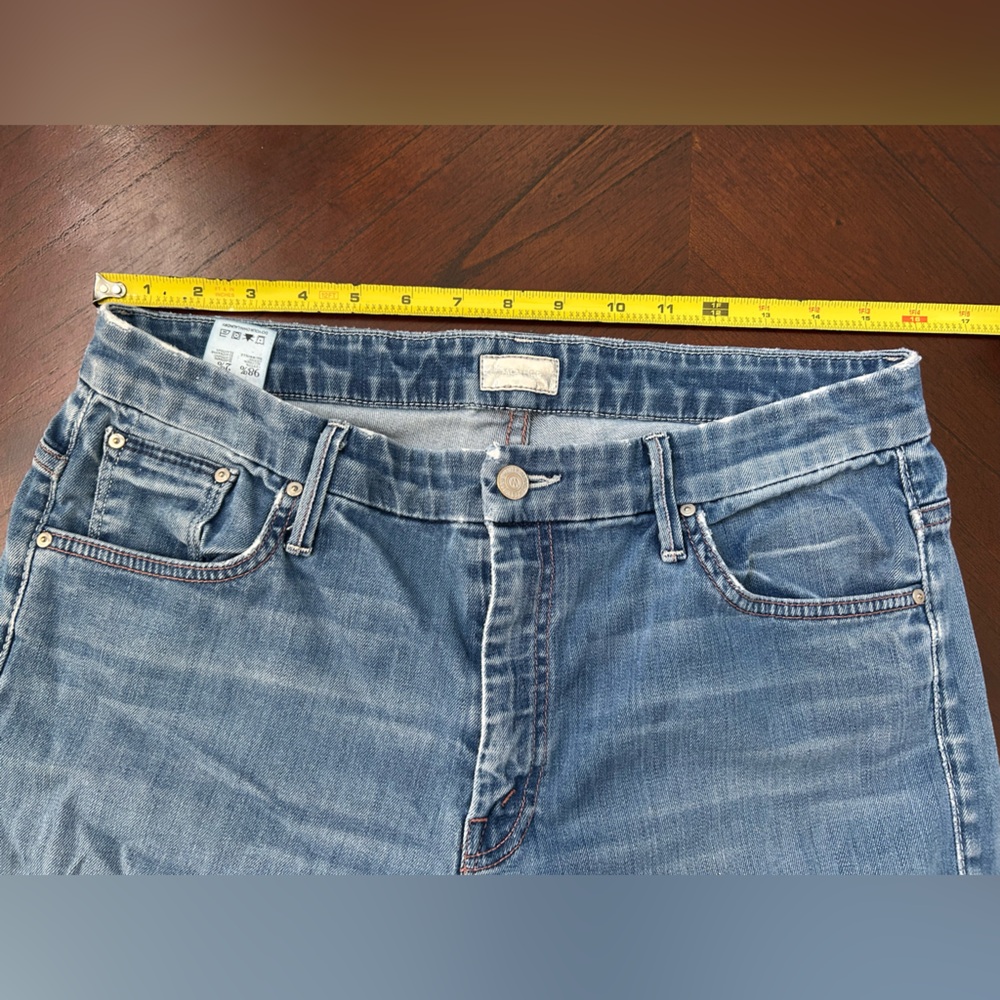 MOTHER Light Blue Denim Shorts - Picture 9 of 10